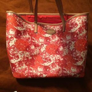 Coach Peyton Floral Print Purse